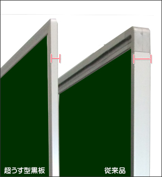 薄さを誇れる超うす型ホワイトボード！